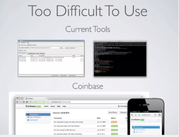Coinbase · too difficult to use